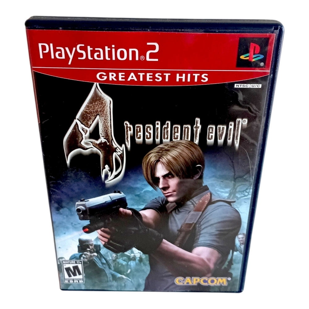 Resident Evil 4 (Sony PlayStation 2) PS2 Tested & Working!